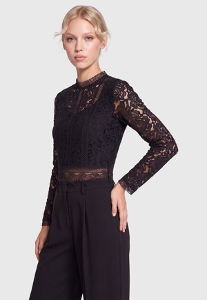 Apart, SPITZENSHIRT - Bluse - schwarz