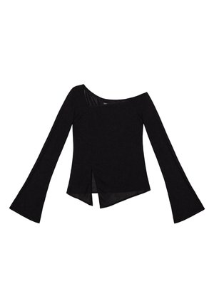 THE-ARE MANGA LARGA CON ASIMETRÍAS - T-shirt à manches longues - black
