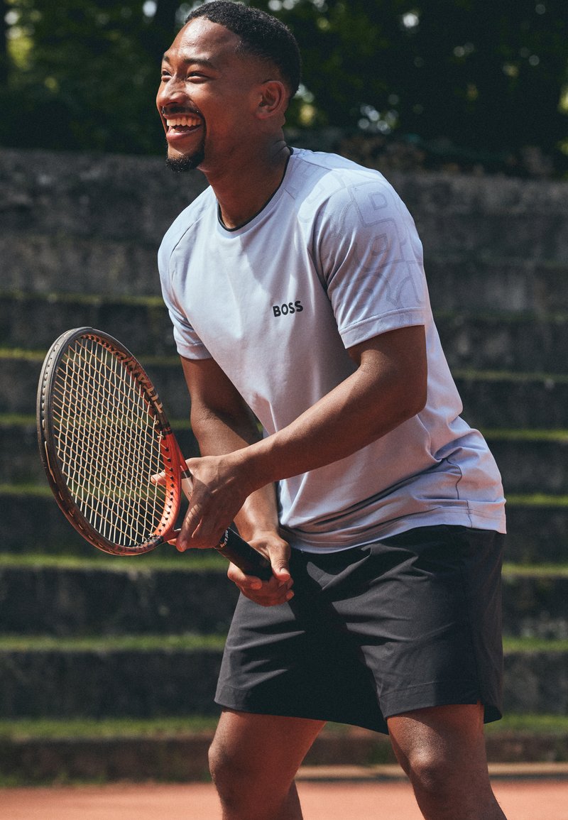 Boss Racket BOSS TEE - Sports T-shirt - open blue/blue - Zalando.co.uk