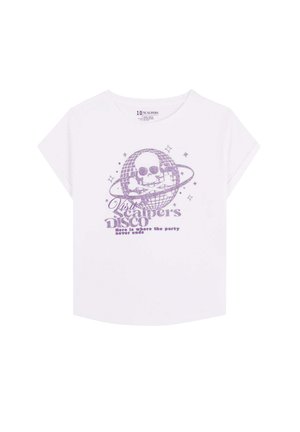 DISCOTEE  - Camiseta estampada - white