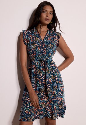 Apricot, APRICOT FLORAL DRESS - Robe chemise - orange