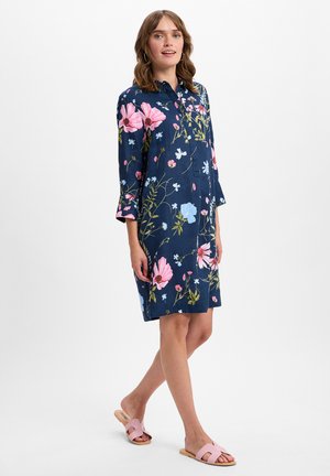 Shirt dress - marine rosa