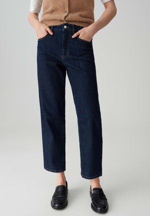Wide leg - dark rinsed blue