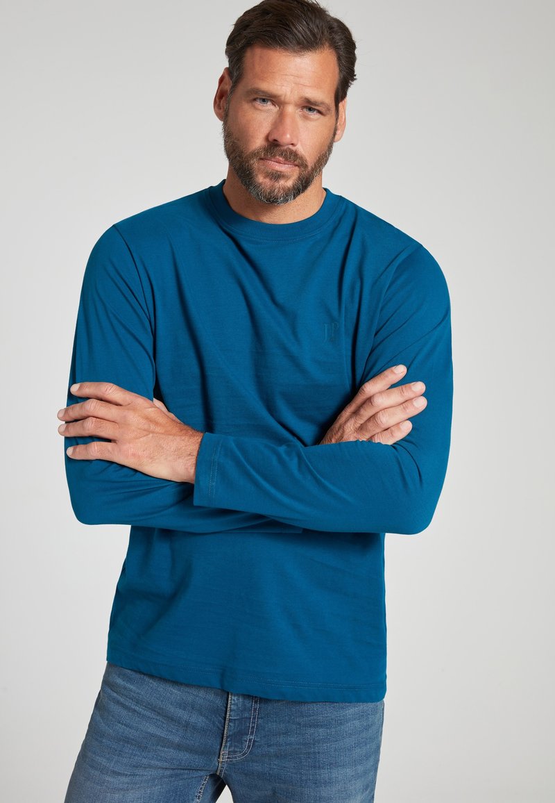 JP1880 Langarmshirt - mittelblau
