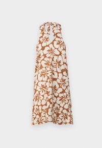 HIBISCUS HEAT HALTER  - Vapaa-ajan mekko - brown