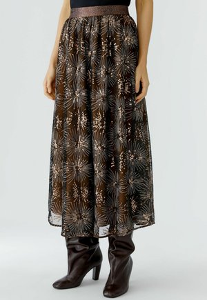 Jupe longue - black brown