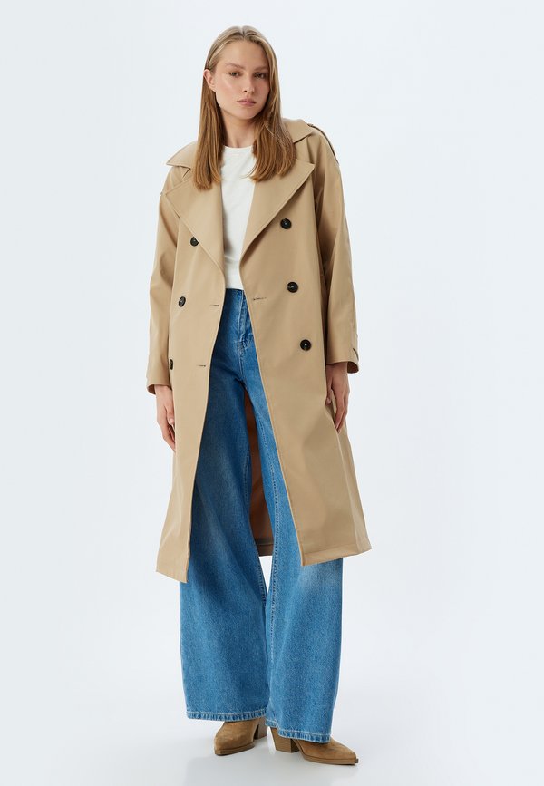 LONG  - Trenchcoat - beige