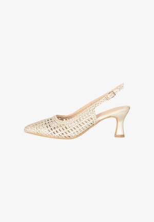 Salinyang, SALINYANG DAMEN SANDALETTEN SANDALETTEN - Classic heels - gold-coloured
