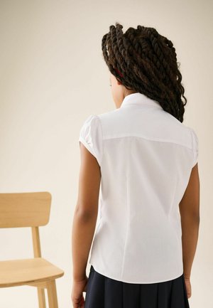 Next, REGULAR FIT - GIRLS SHORT SLEEVE  EDGE COLLAR SCHOOL SHIRTS 2 PACK . - Button-down blouse - white