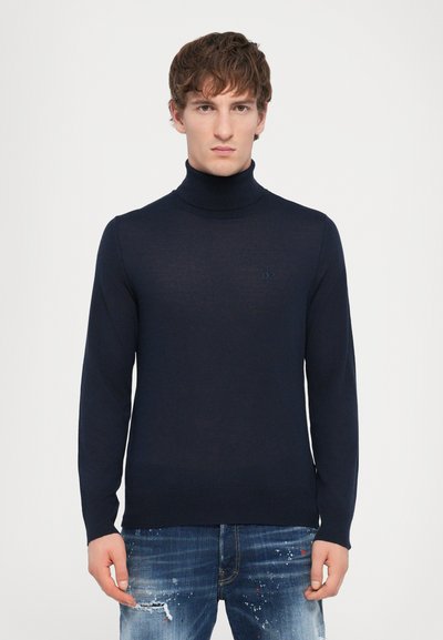 Dsquared2 TURTLE NECK - Jersey de punto - navy blue