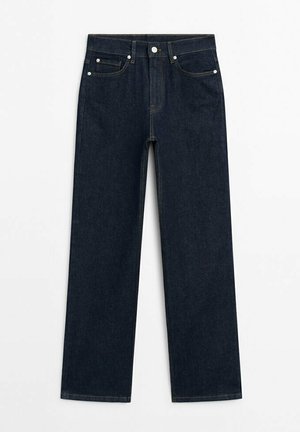 Massimo Dutti, Jean droit - mottled dark blue