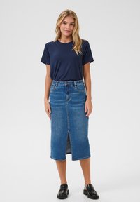 KASINEM - Džinsinis sijonas - medium blue denim