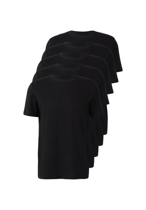 5PACK - T-Shirt basic - schwarz