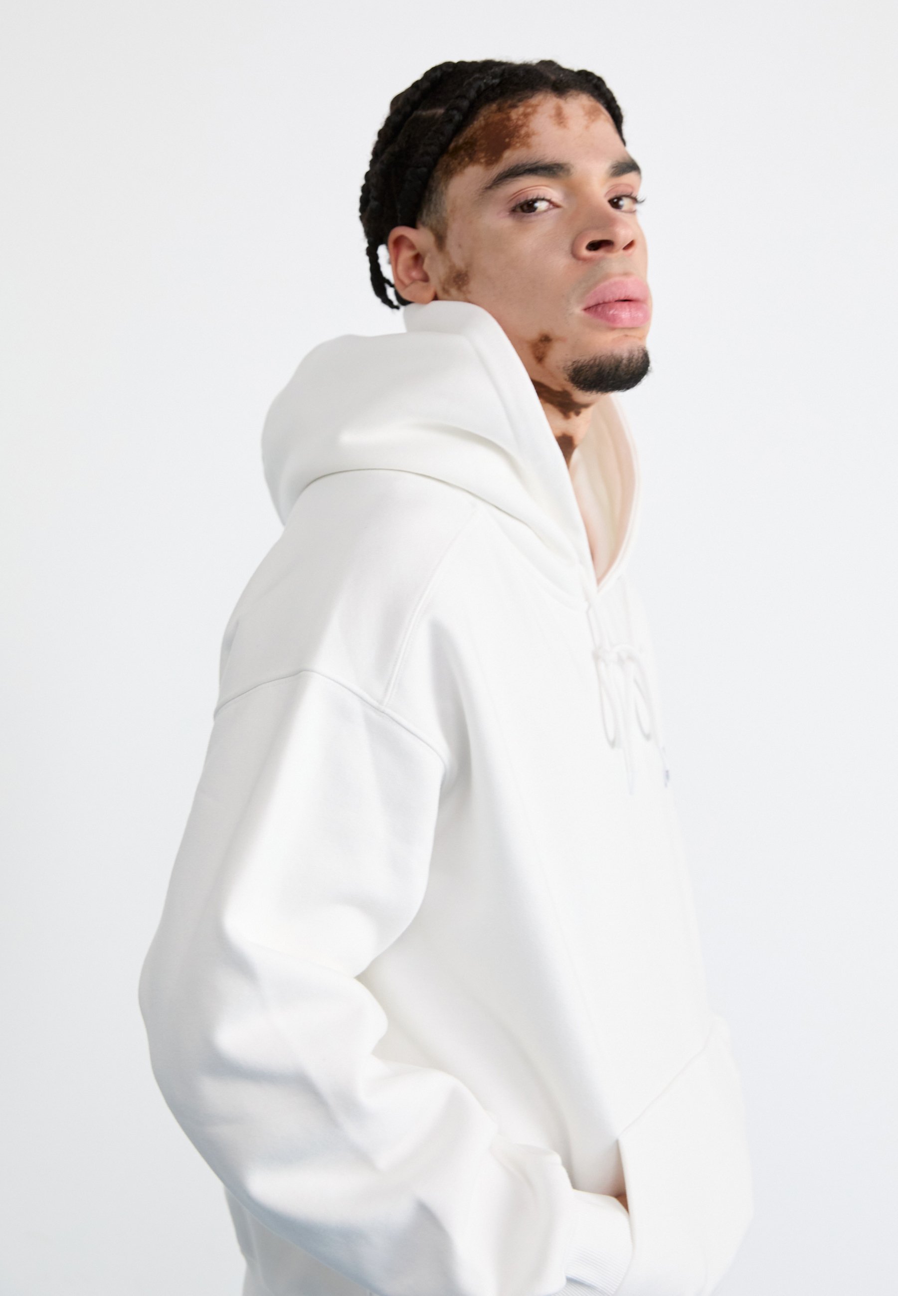 Carhartt WIP HOODED JAKE GARCIA - Sweatshirt - white - Zalando.co.uk