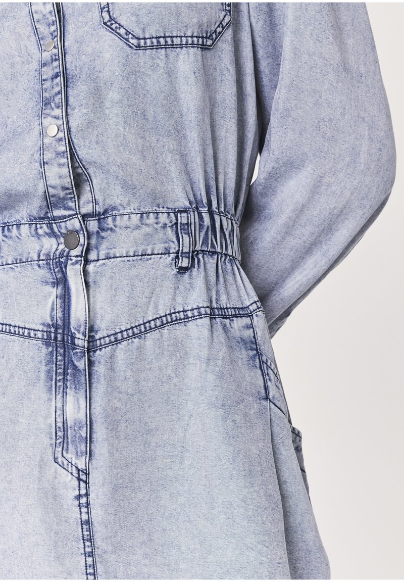 Damen Freizeitkleider | IKKS Jeanskleid summer blue/destroyed denim - PS51901 Damen Freizeitkleider | IKKS Jeanskleid summer blue/destroyed denim - PS51901
