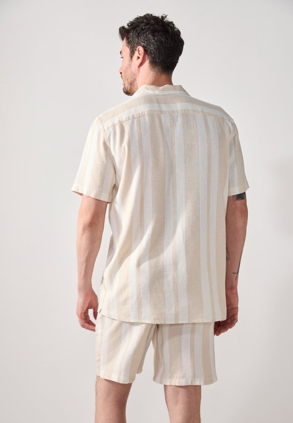 LINEN BLEND SHIRT - Shirt - irish cream3