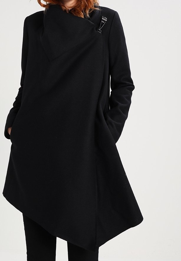AllSaints Klassischer Mantel - black