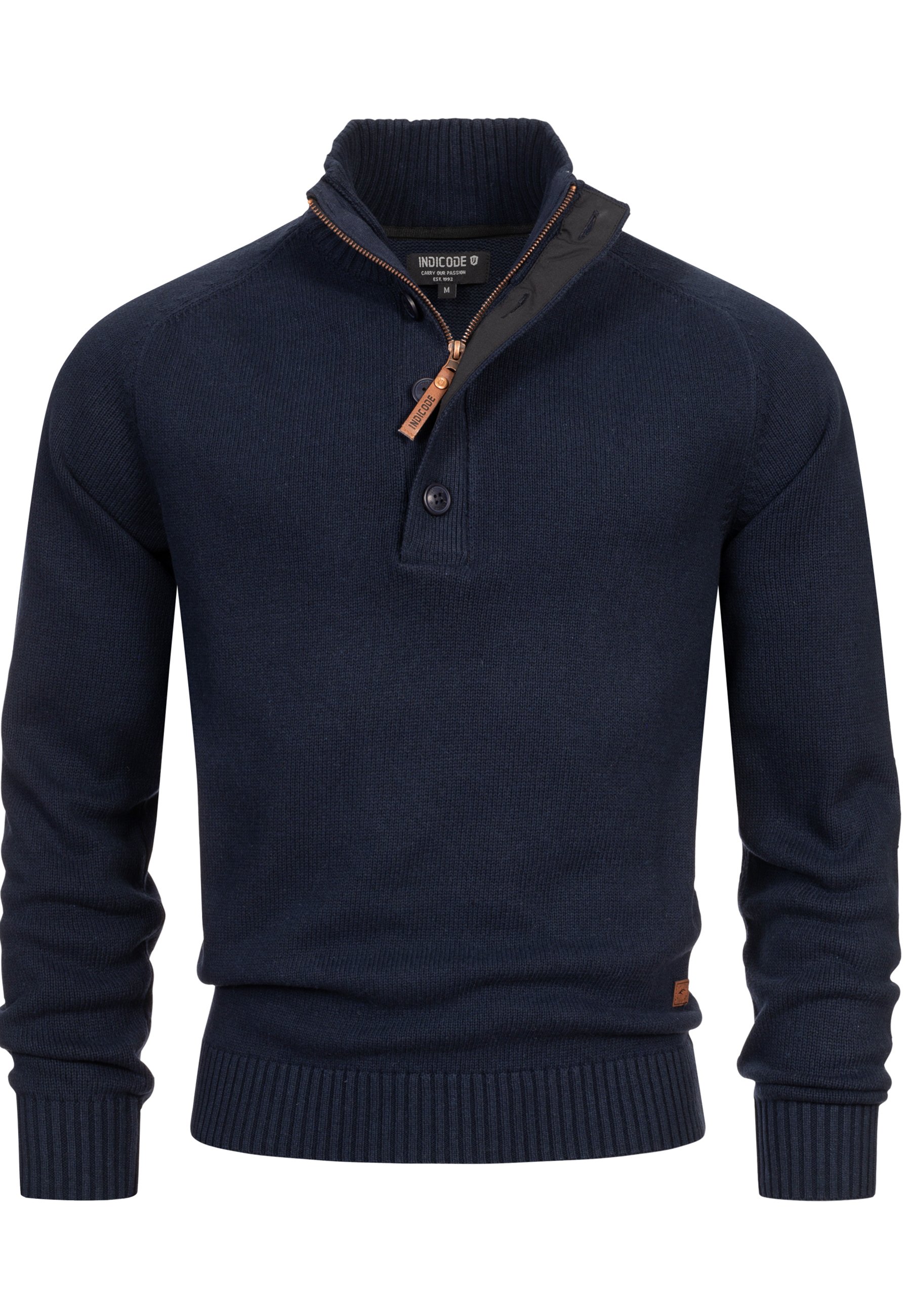 Indicode Heren INIsalu Pullover | Trui van 80% katoen Irish Cream