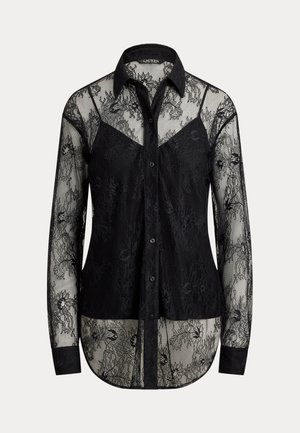 Lauren Ralph Lauren, RELAXED FIT FLORAL LACE SHIRT - Chemisier - black