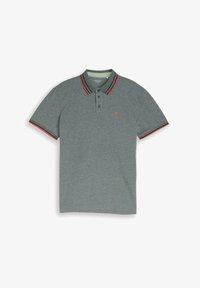 Vybráno, greyish green two tone pique