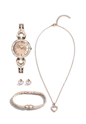 SPARKLE WATCH GIFT SET - Necklace - rose