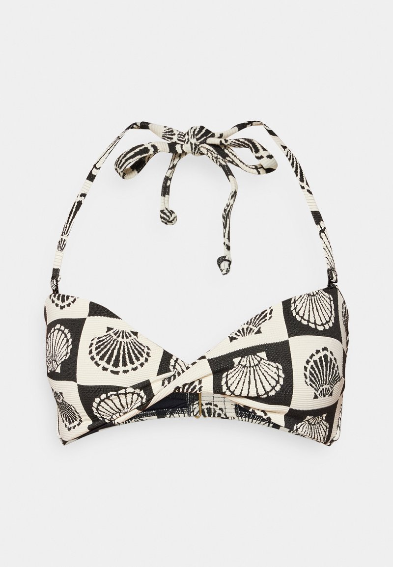 Rip Curl SOLEIL SHELL BANDEAU - Πάνω μέρος μπικίνι - black/μαύρο ...