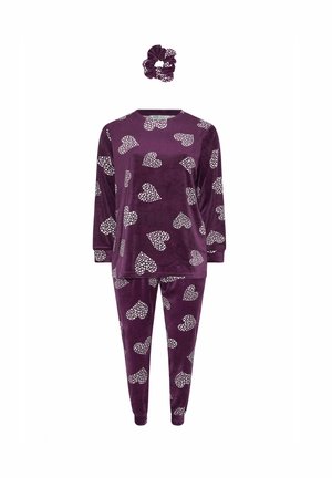 SET - Pyjama set - burgundy