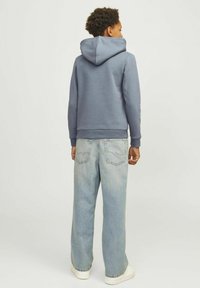 Jack & Jones Junior LOGO  - Felpa con cappuccio - flint stone