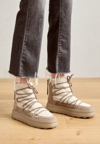 BREAK - Bottines à lacets - nuts/natur