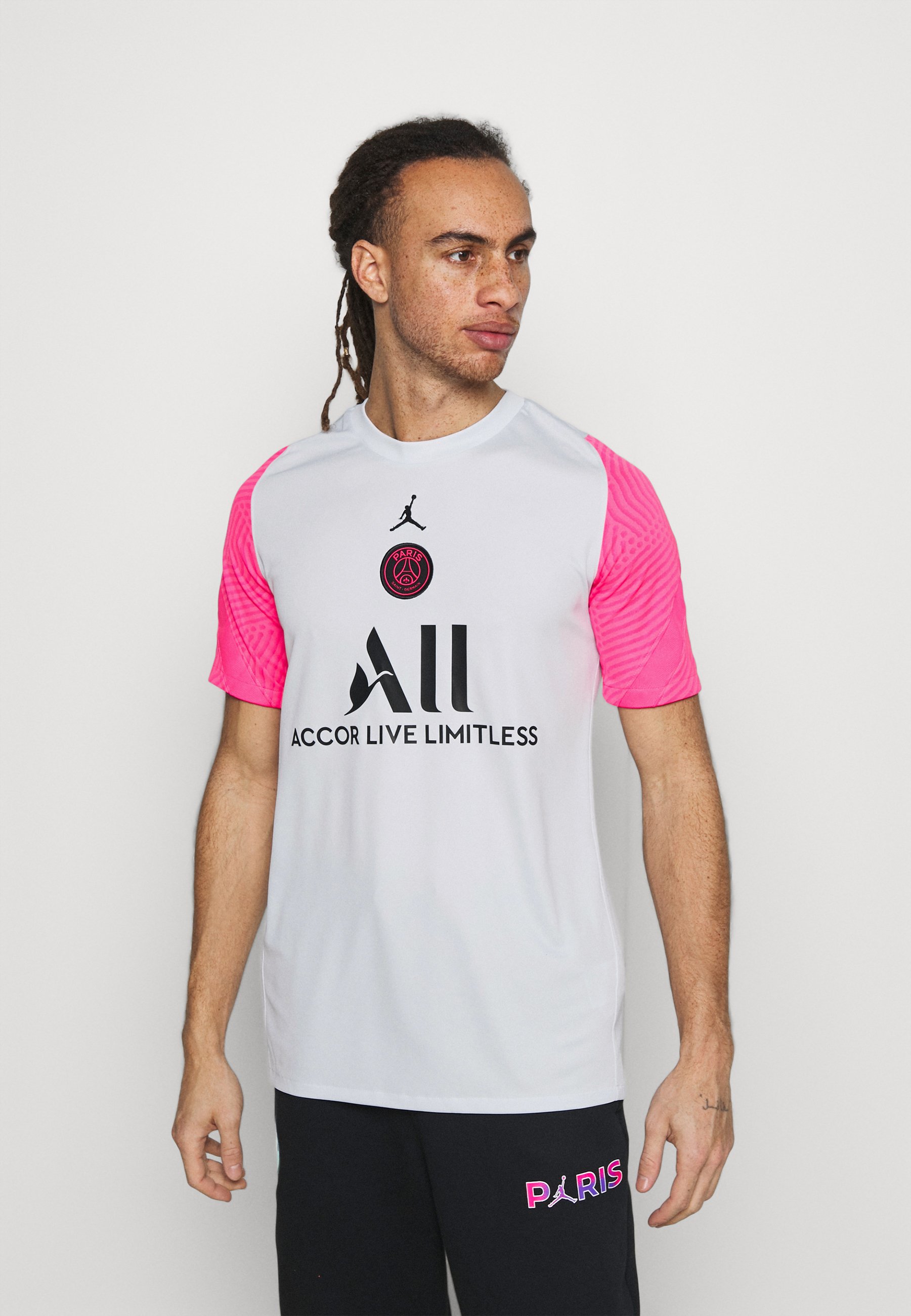 Nike Performance PARIS ST GERMAIN - Fanartikel - pure platinum/hyper  pink/black/Grijs - Zalando.nl