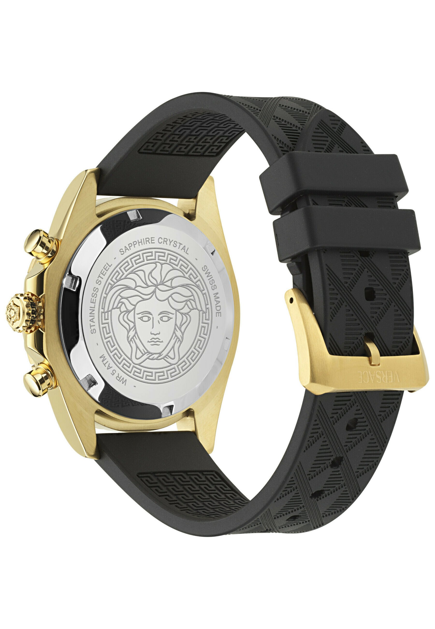 Versace - Zegarek chronograficzny/czarny - Zalando.pl