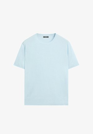Massimo Dutti, T-shirt basique - light blue
