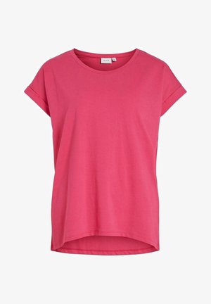 VILA, T-shirt basic - pink