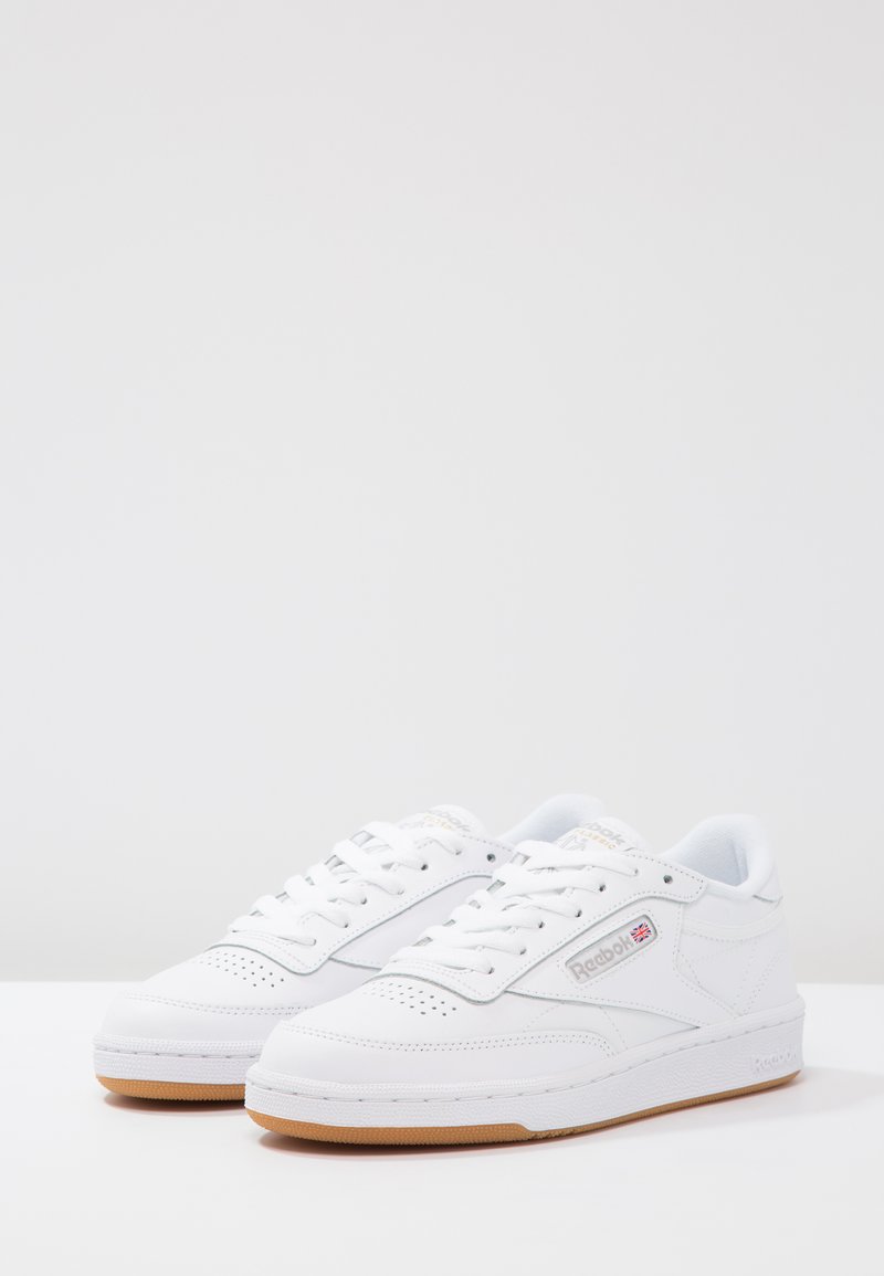 Verzorger Trend uitlaat Reebok Classic CLUB C 85 - Sneakers laag - white/light grey/wit - Zalando.nl