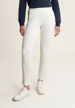 CON DETTAGLI - Pantalones deportivos - star white
