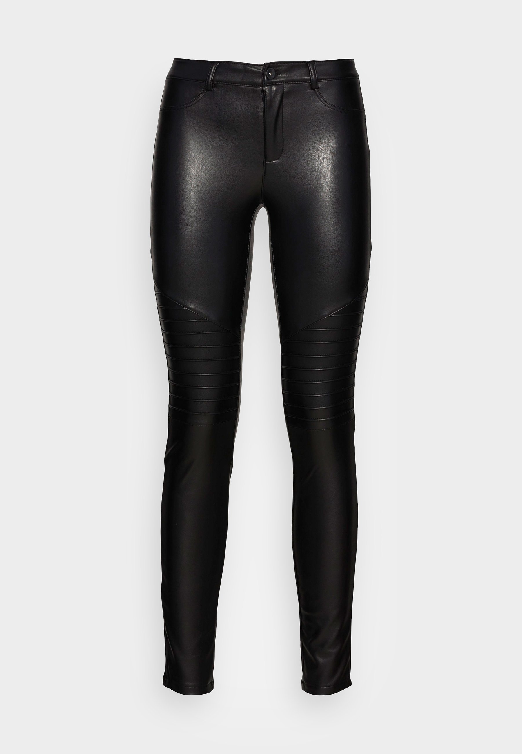 ONLY ONLROYAL MARIA BIKER - Tamprės – kelnės - black/juoda - Zalando.lt