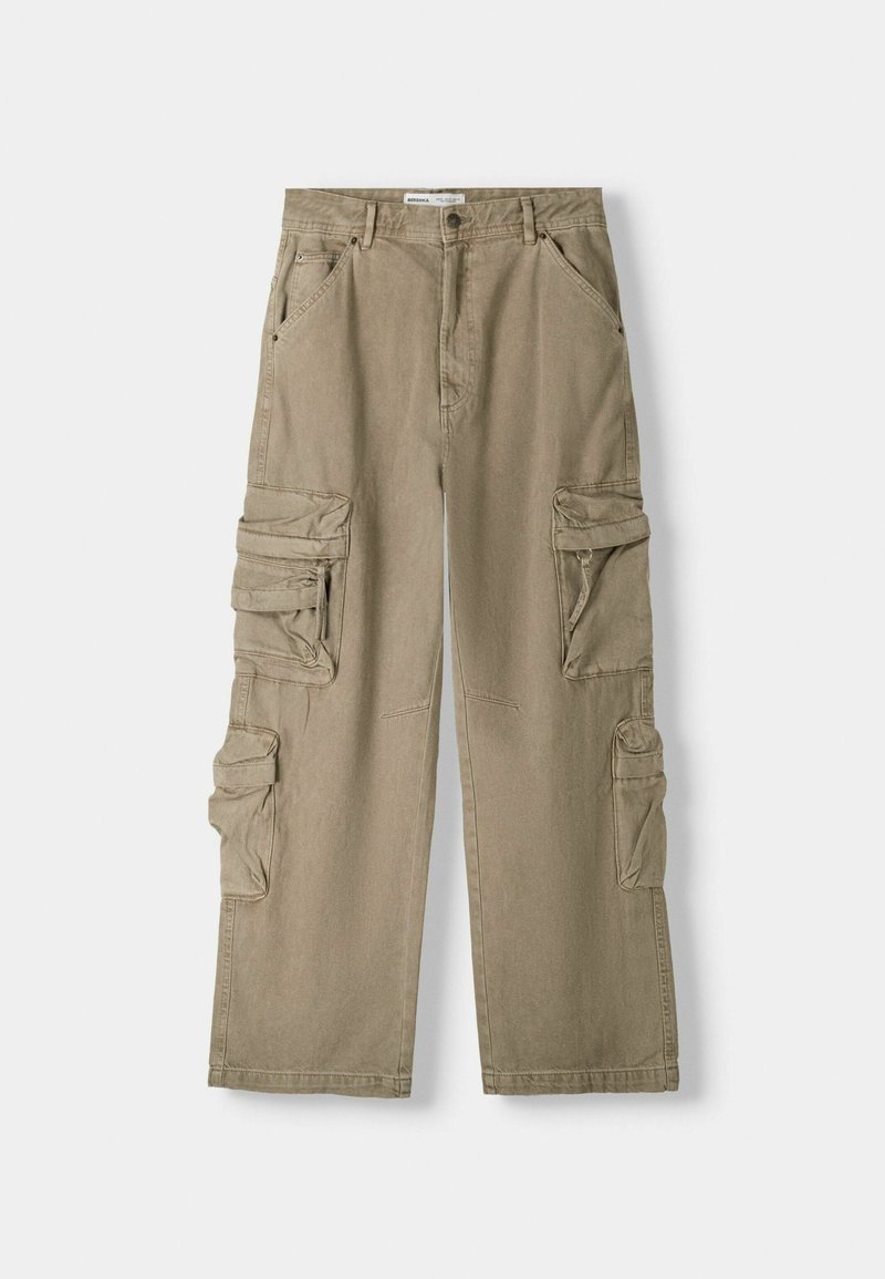 Bershka Cargobroek camel