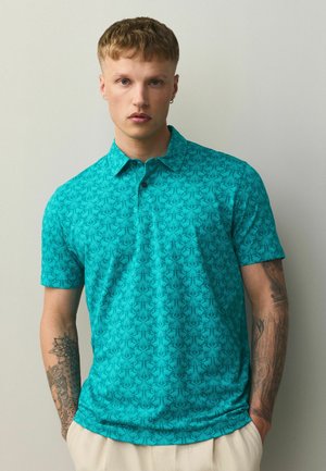 Next, POLOS THREE PACK - Bluză polo - teal stone ochre palm tree