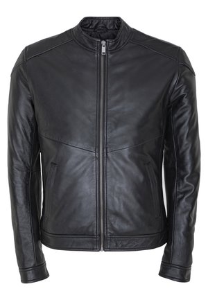 LIROY - Leather jacket - black