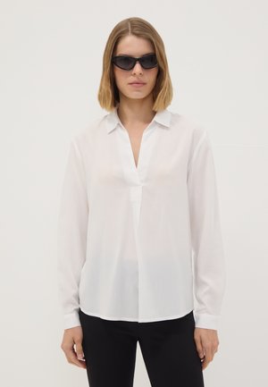 OVS, SHIRT WITH CLASSIC COLLAR, REGULAR FIT - Blusa - optical white