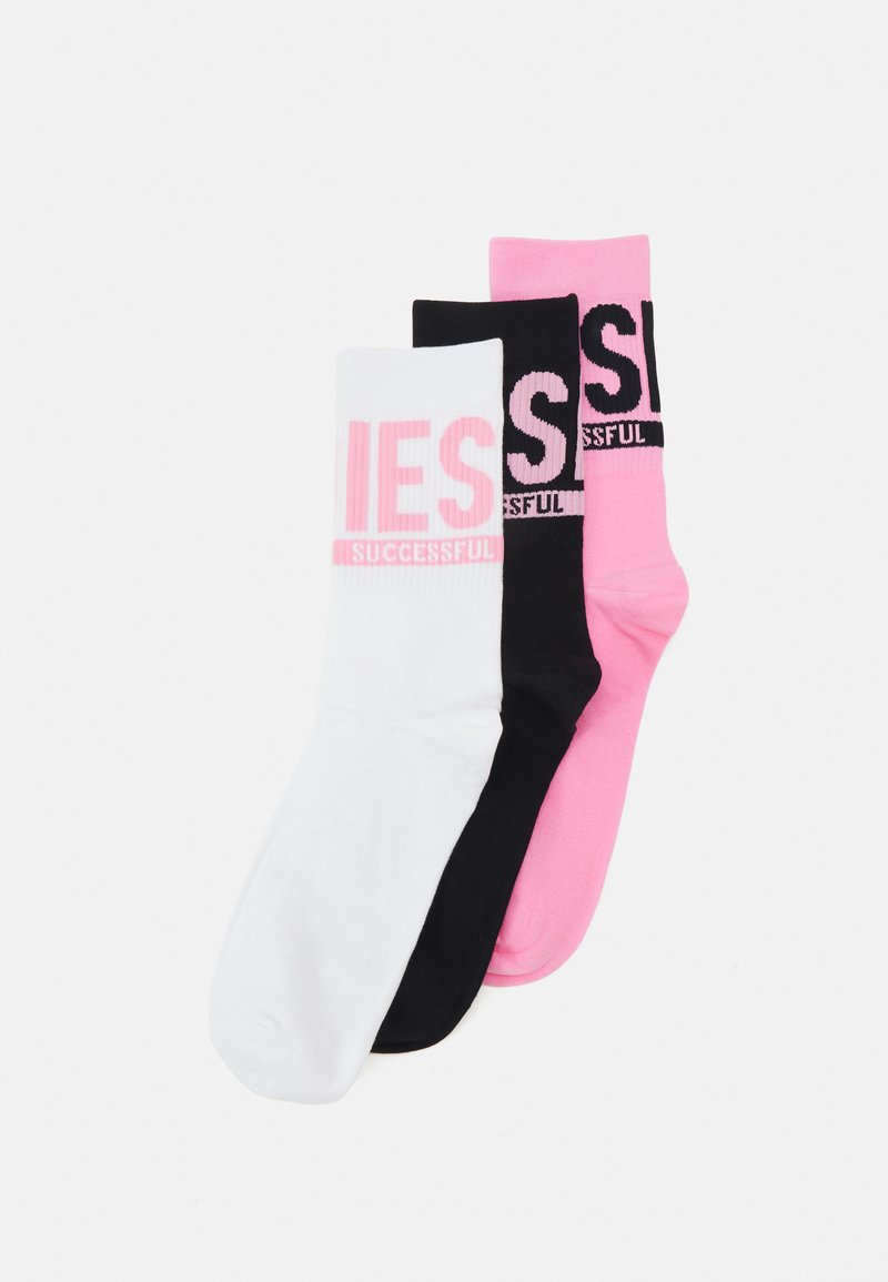 Diesel SKM-RAY-THREEPACK 3 PACK - Socks - white