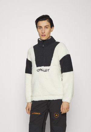 EMBER HALF ZIP - Fleecová mikina - arctic white