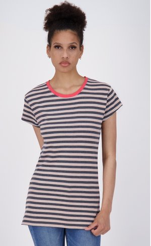 AMANDAAK Z - Print T-shirt - marine