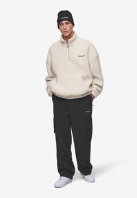 Pegador PUKA HALF ZIP - Flísová bunda - light beige