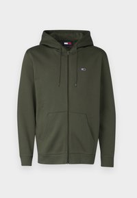 FLAG ZIP - Sudadera con cremallera - fatigue green