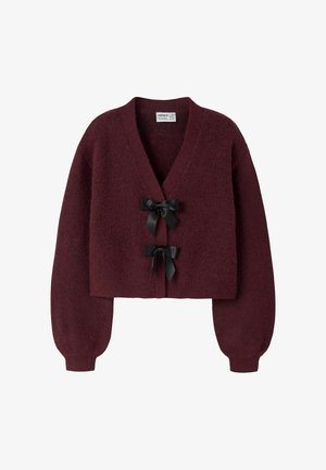 NKFRINA - Vesta na kopčanje - burgundy