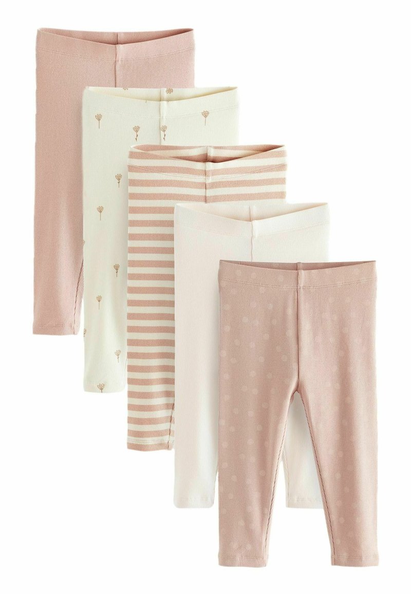 Next - 5 PACK 3MTHS-7YRS - Leggings - pale pink, Forstør