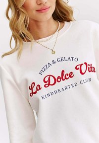 NAOKO LA DOLCE VITA  - Mikina - white
