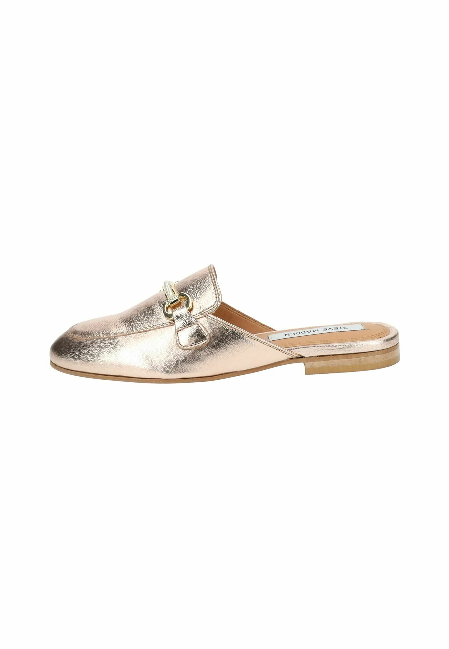 steve madden rose gold slip ons