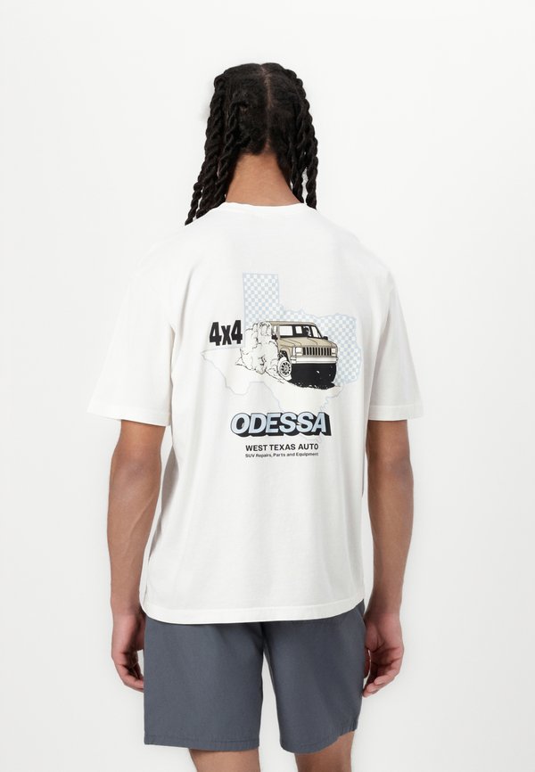 ONSDREWIN WASHED TEE - Print T-shirt - cloud dancer